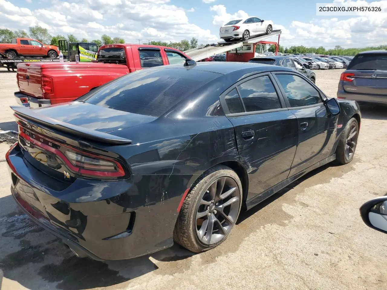 2023 Dodge Charger Scat Pack VIN: 2C3CDXGJXPH576326 Lot: 55942745