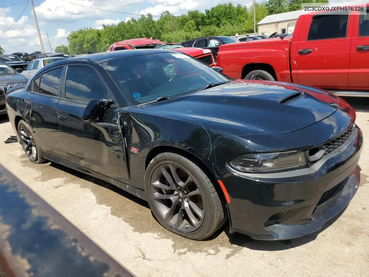 2023 Dodge Charger Scat Pack VIN: 2C3CDXGJXPH576326 Lot: 55942745