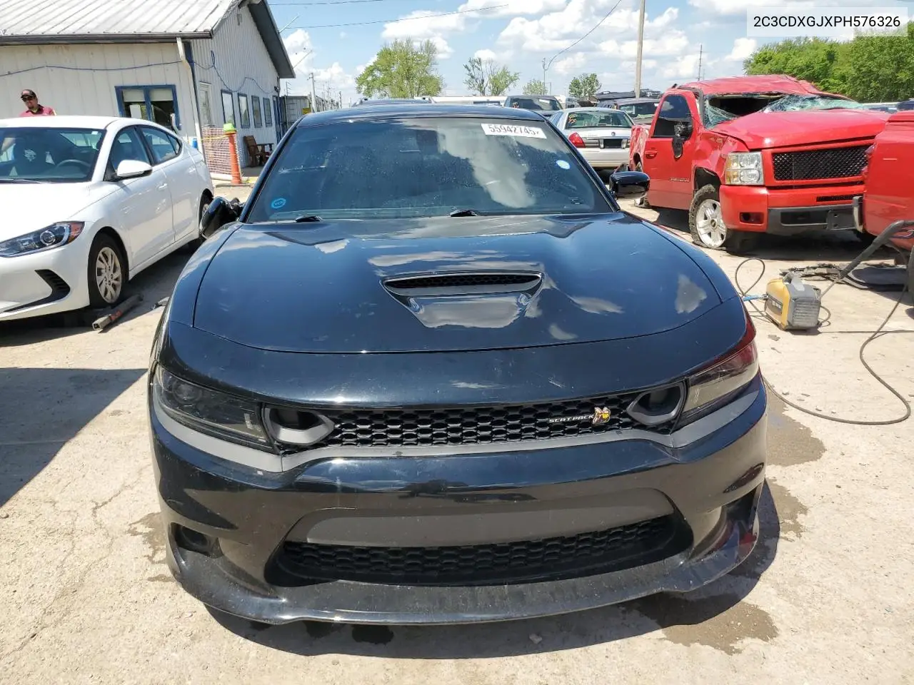 2023 Dodge Charger Scat Pack VIN: 2C3CDXGJXPH576326 Lot: 55942745