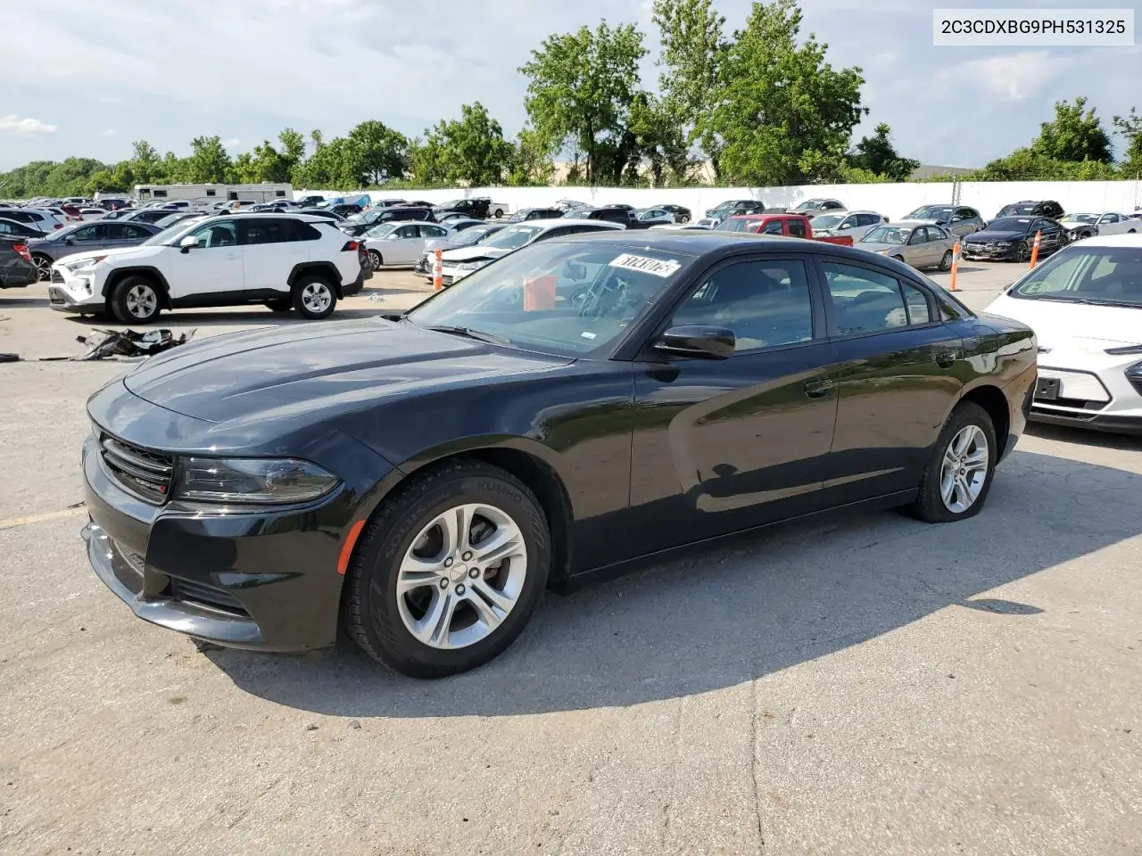 2023 Dodge Charger Sxt VIN: 2C3CDXBG9PH531325 Lot: 61741075
