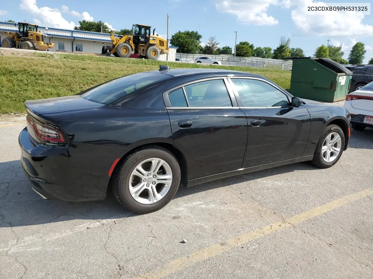 2023 Dodge Charger Sxt VIN: 2C3CDXBG9PH531325 Lot: 61741075
