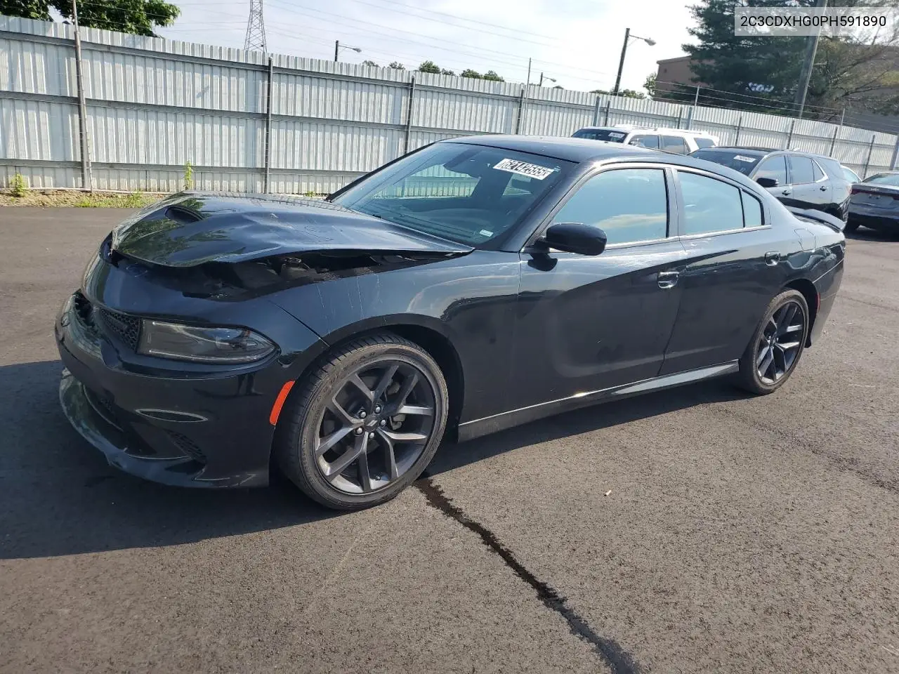 2023 Dodge Charger Gt VIN: 2C3CDXHG0PH591890 Lot: 62142555