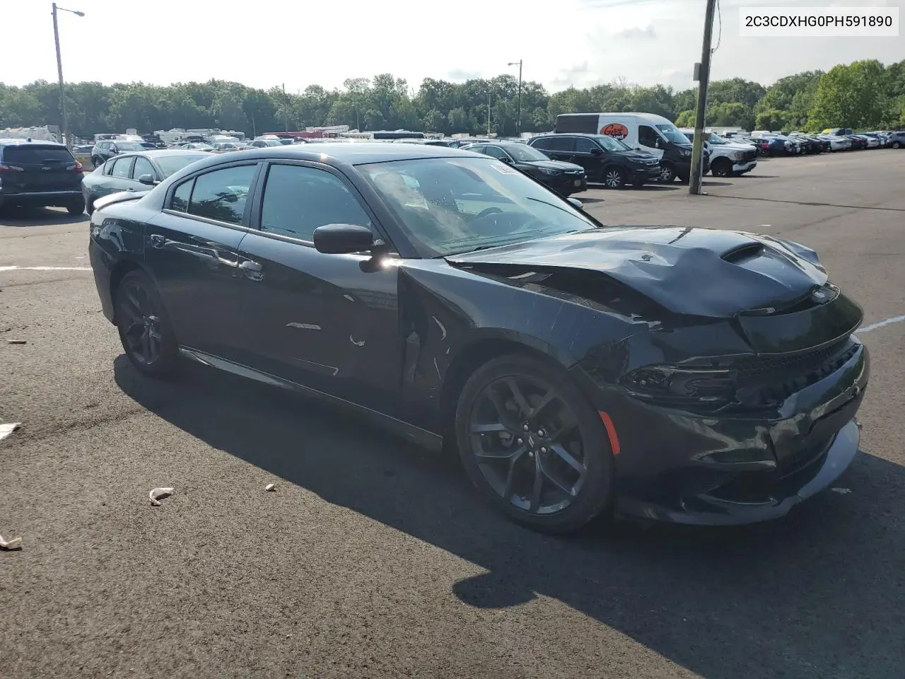 2023 Dodge Charger Gt VIN: 2C3CDXHG0PH591890 Lot: 62142555
