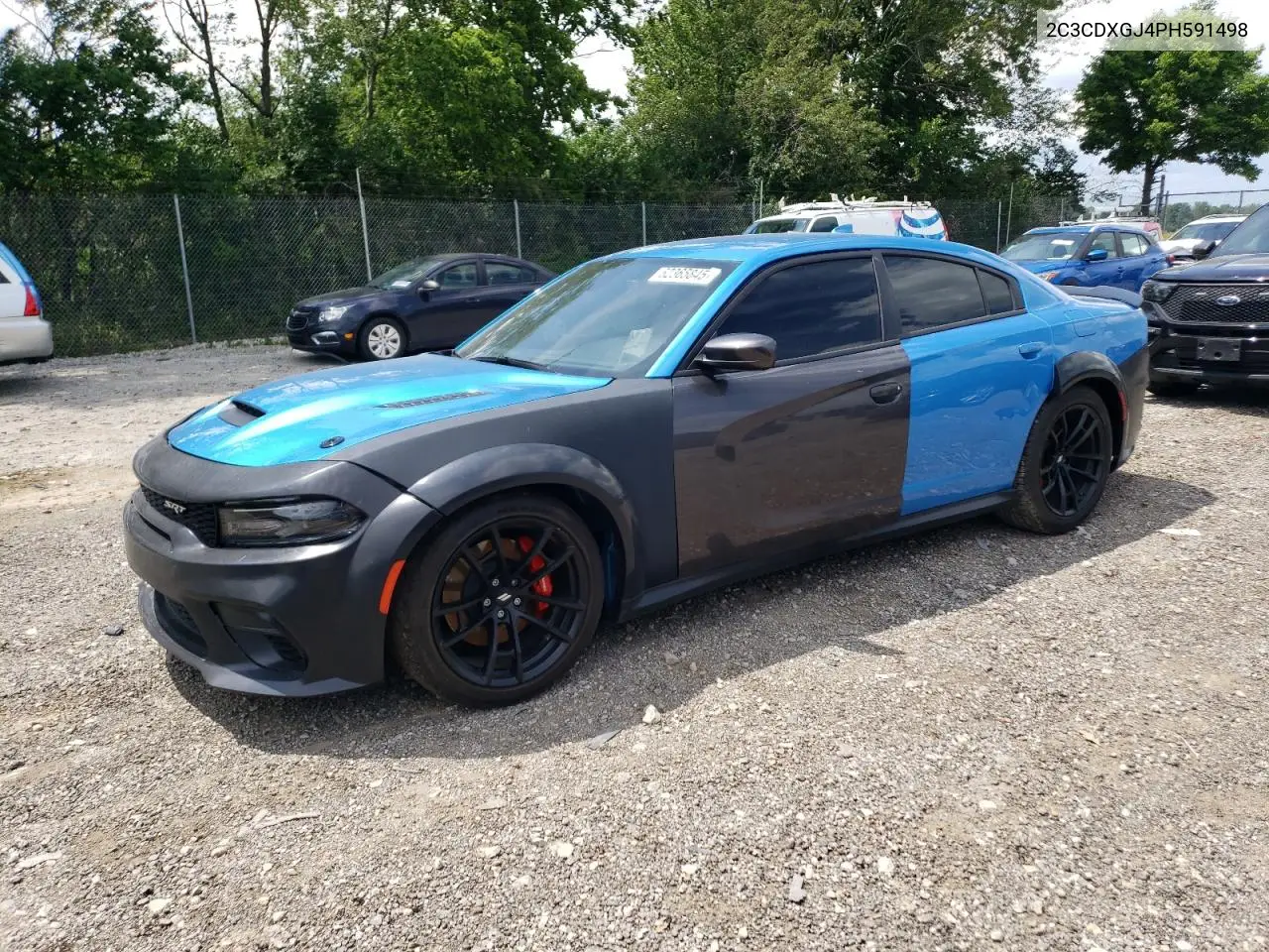 2023 Dodge Charger Scat Pack VIN: 2C3CDXGJ4PH591498 Lot: 62365845