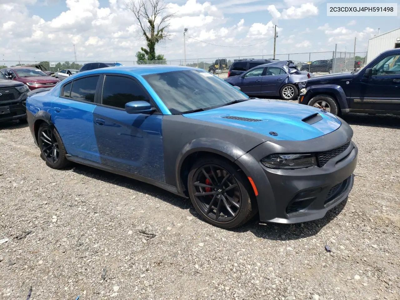 2023 Dodge Charger Scat Pack VIN: 2C3CDXGJ4PH591498 Lot: 62365845