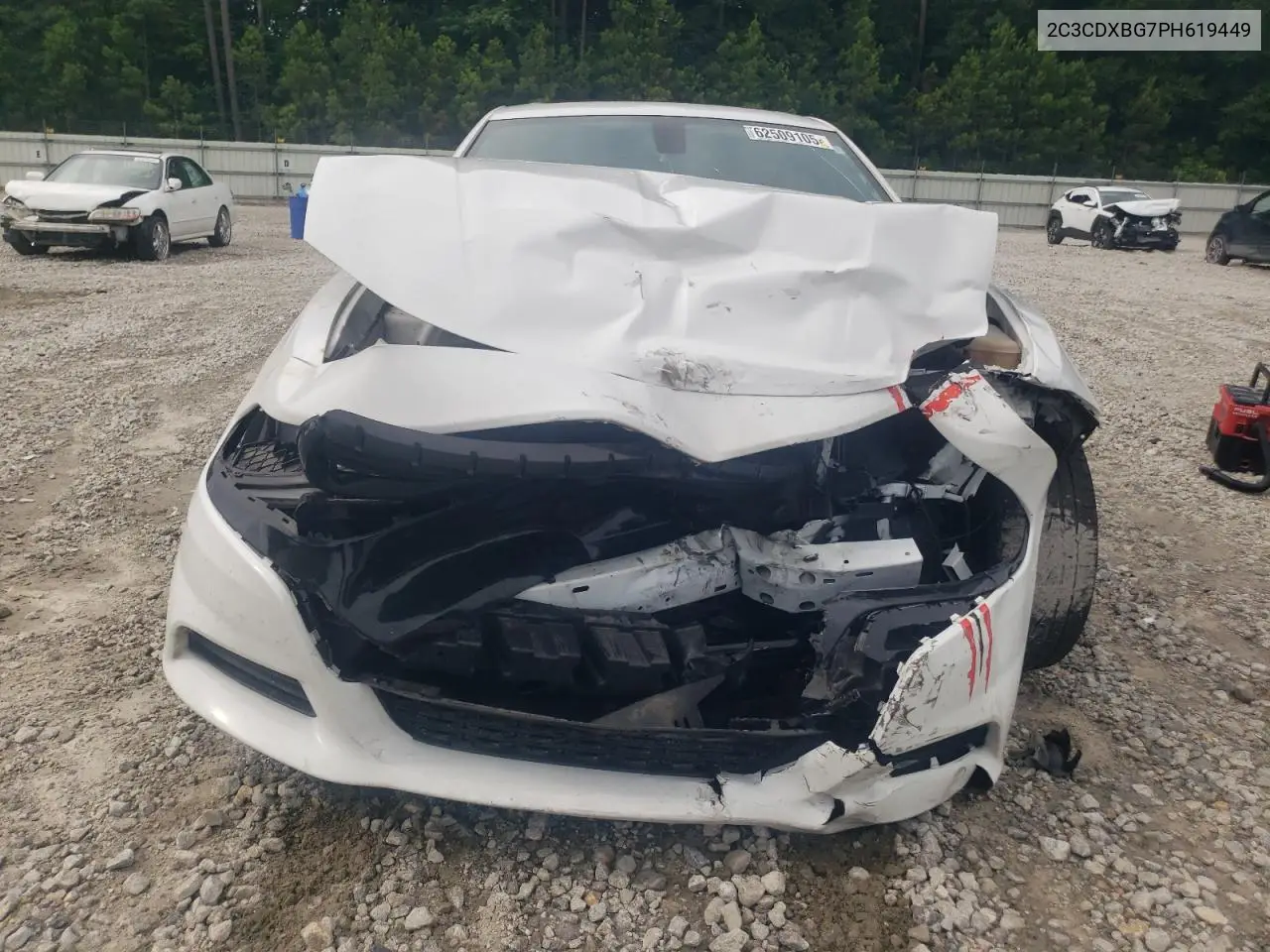 2023 Dodge Charger Sxt VIN: 2C3CDXBG7PH619449 Lot: 62509105