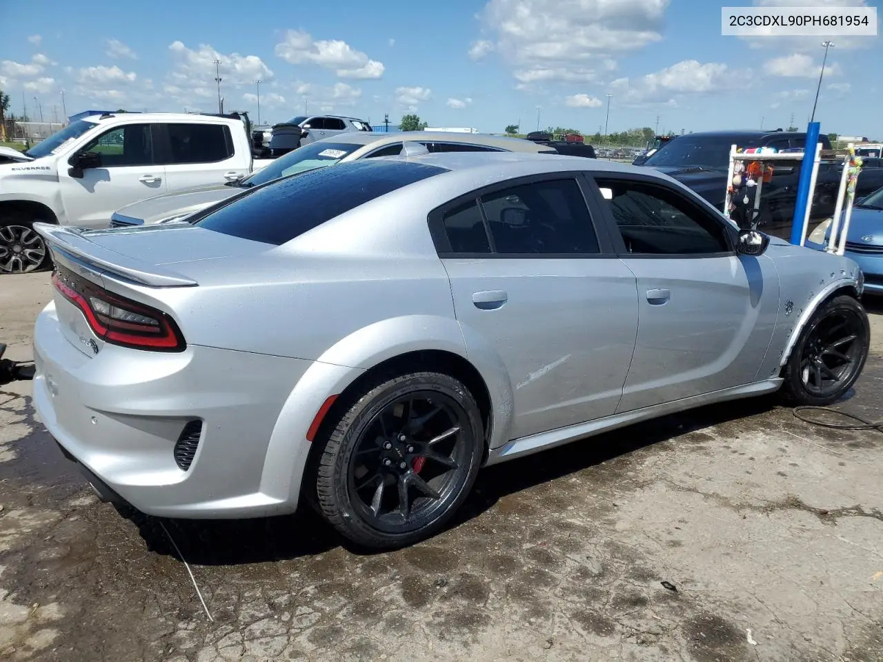 2023 Dodge Charger Srt Hellcat VIN: 2C3CDXL90PH681954 Lot: 62846165