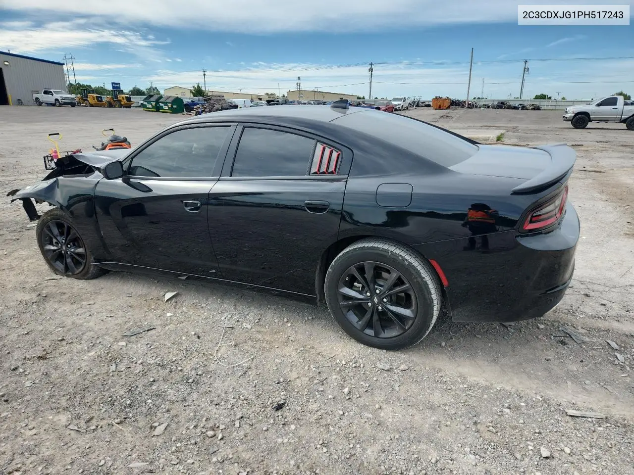 2023 Dodge Charger Sxt VIN: 2C3CDXJG1PH517243 Lot: 62998405