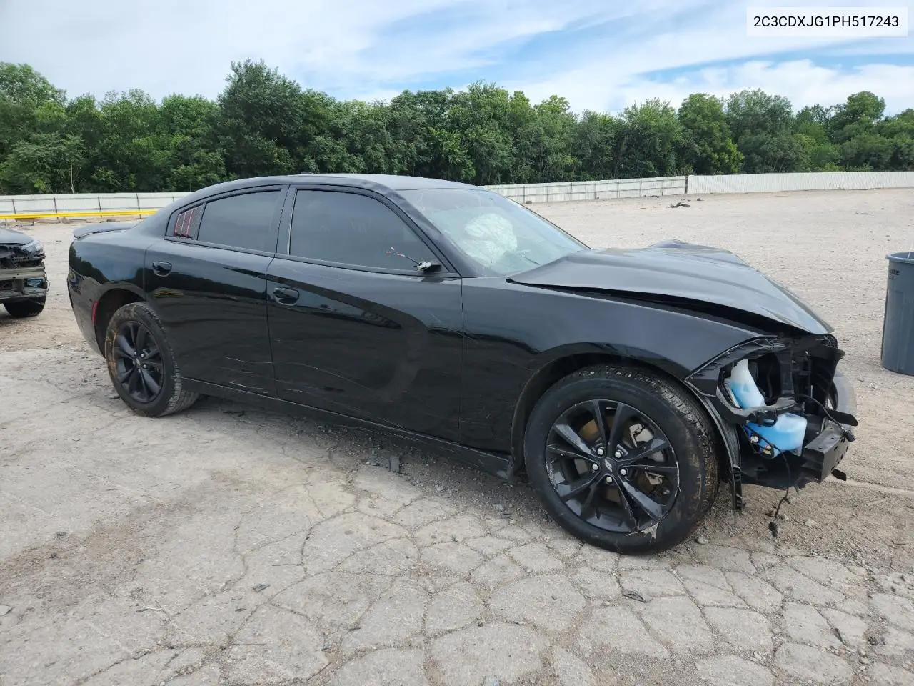 2023 Dodge Charger Sxt VIN: 2C3CDXJG1PH517243 Lot: 62998405