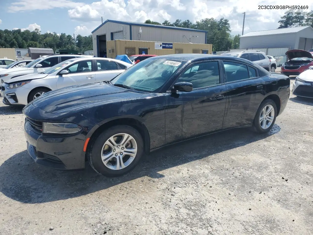 2023 Dodge Charger Sxt VIN: 2C3CDXBG8PH592469 Lot: 63027215