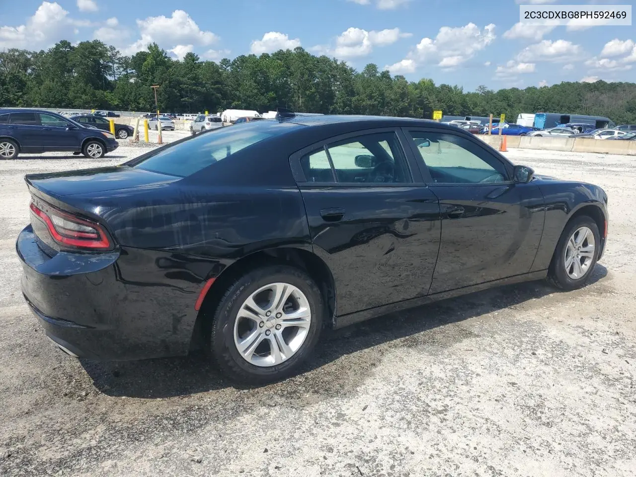 2023 Dodge Charger Sxt VIN: 2C3CDXBG8PH592469 Lot: 63027215