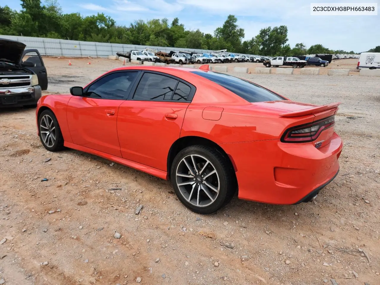 2023 Dodge Charger Gt VIN: 2C3CDXHG8PH663483 Lot: 63260665