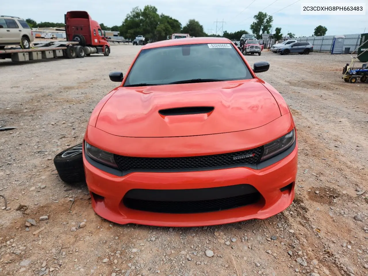 2023 Dodge Charger Gt VIN: 2C3CDXHG8PH663483 Lot: 63260665