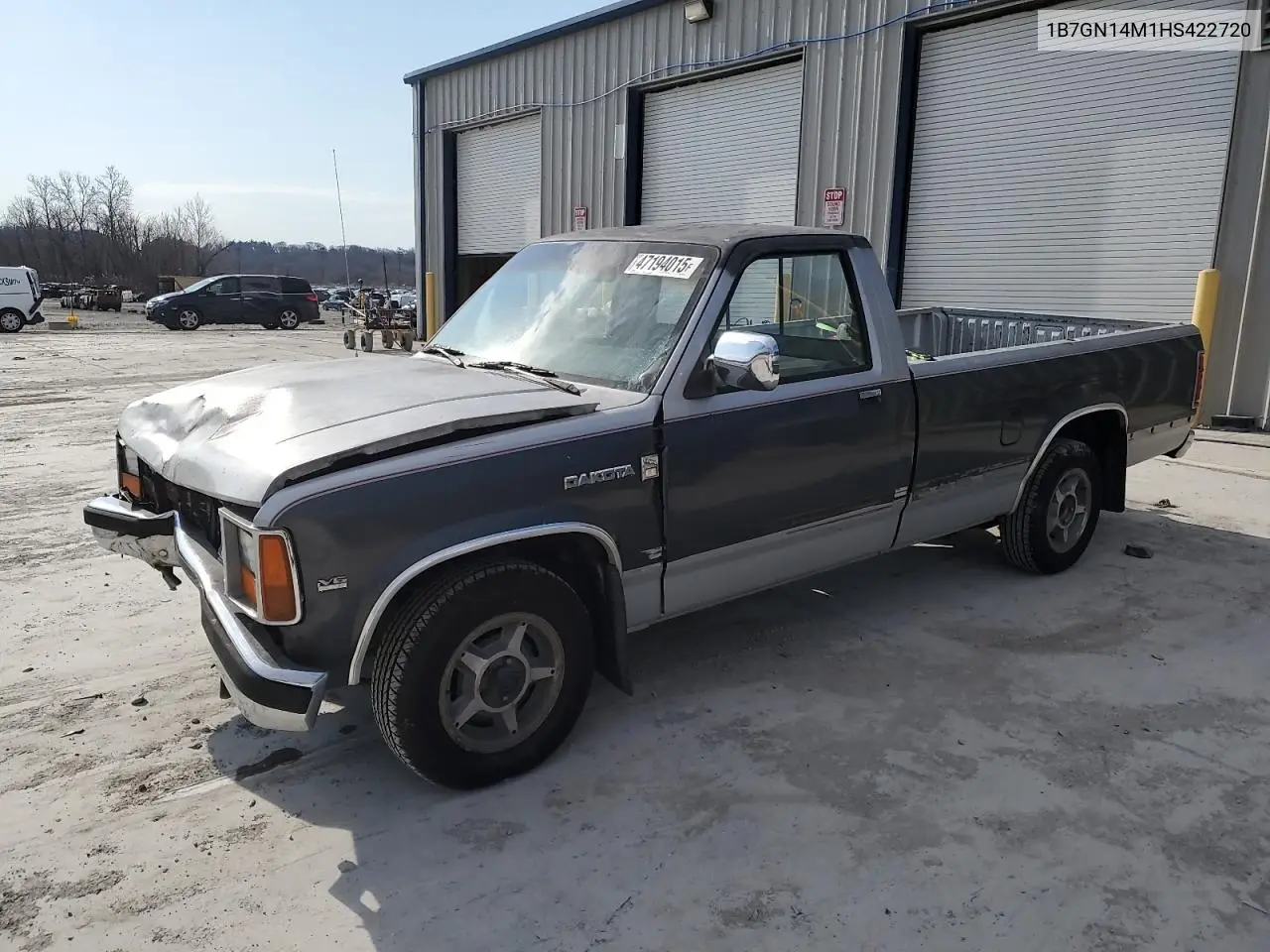 1987 Dodge Dakota VIN: 1B7GN14M1HS422720 Lot: 47194015
