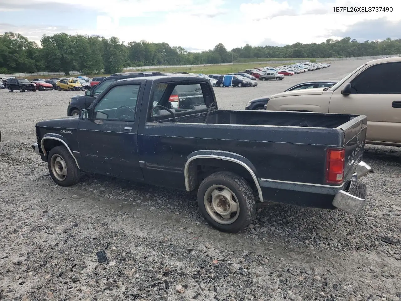 1990 Dodge Dakota VIN: 1B7FL26X8LS737490 Lot: 56342535