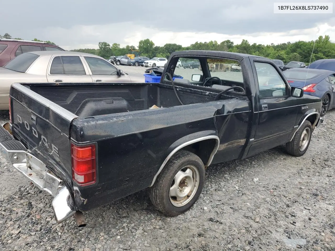 1990 Dodge Dakota VIN: 1B7FL26X8LS737490 Lot: 56342535