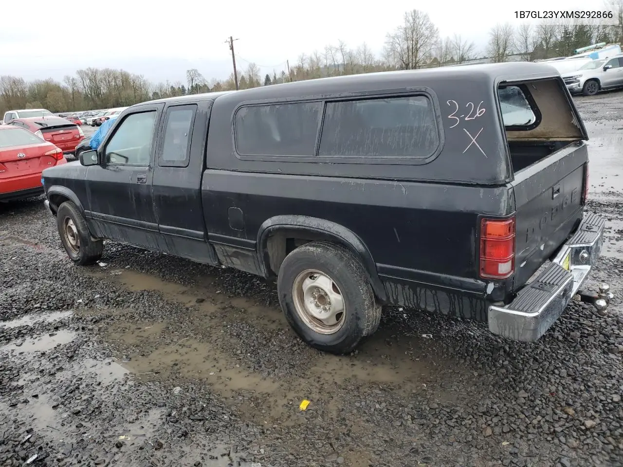 1991 Dodge Dakota VIN: 1B7GL23YXMS292866 Lot: 49992225