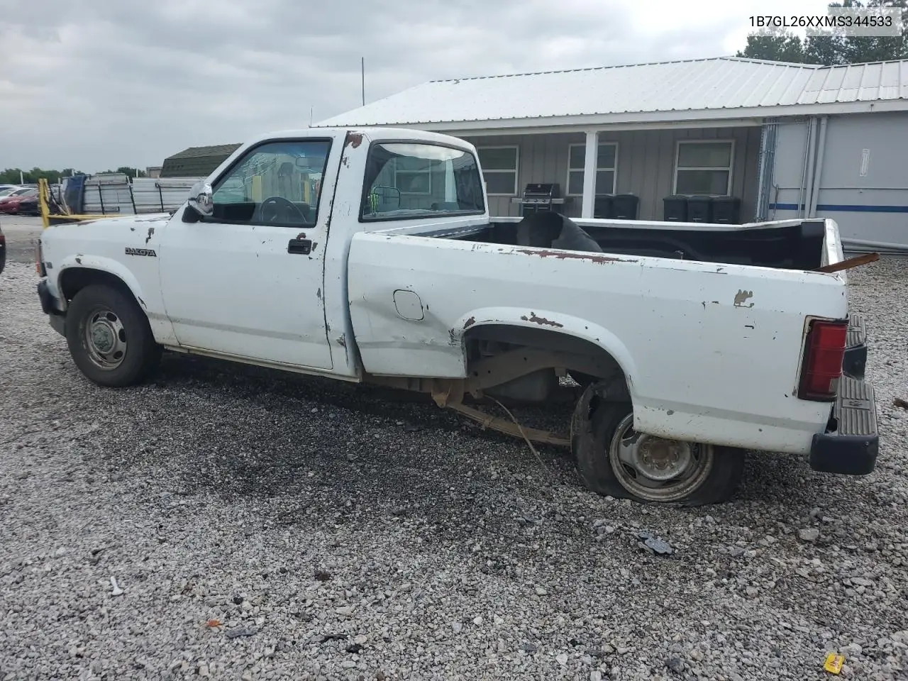 1991 Dodge Dakota VIN: 1B7GL26XXMS344533 Lot: 57469075