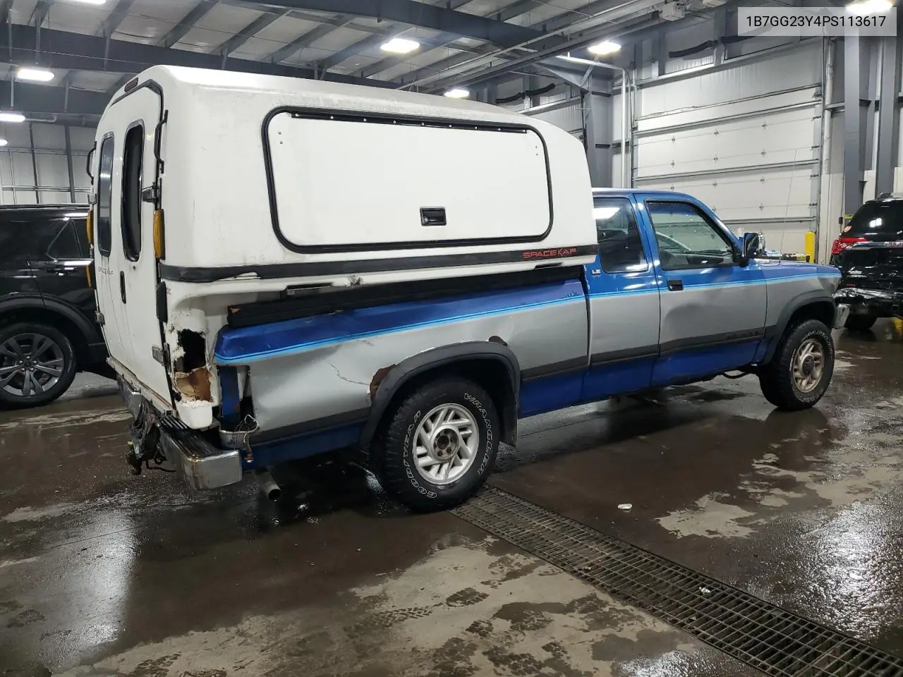 1993 Dodge Dakota VIN: 1B7GG23Y4PS113617 Lot: 57814965