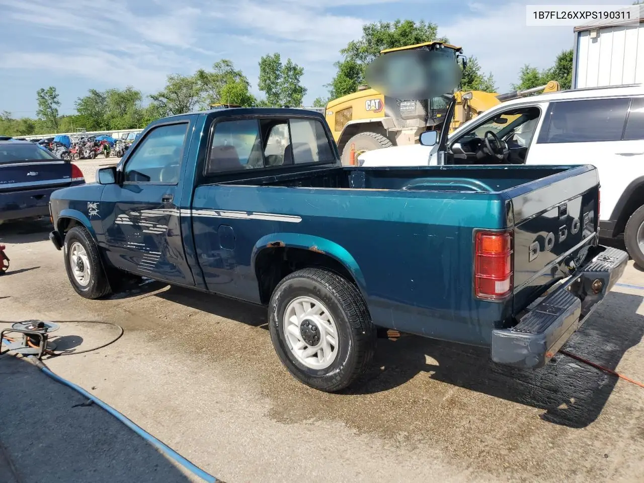 1993 Dodge Dakota VIN: 1B7FL26XXPS190311 Lot: 61267885
