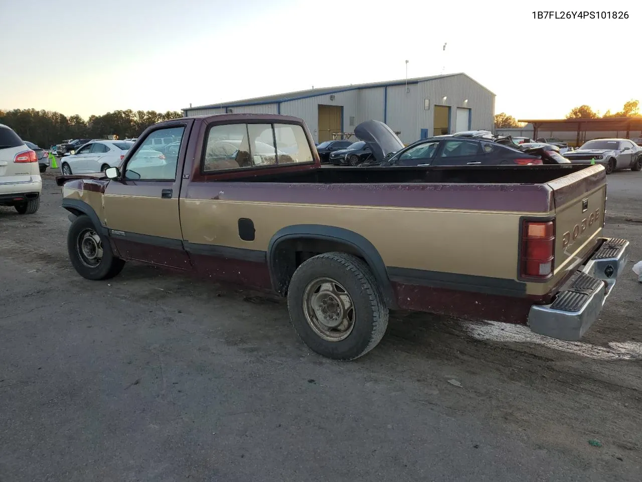 1993 Dodge Dakota VIN: 1B7FL26Y4PS101826 Lot: 86332154