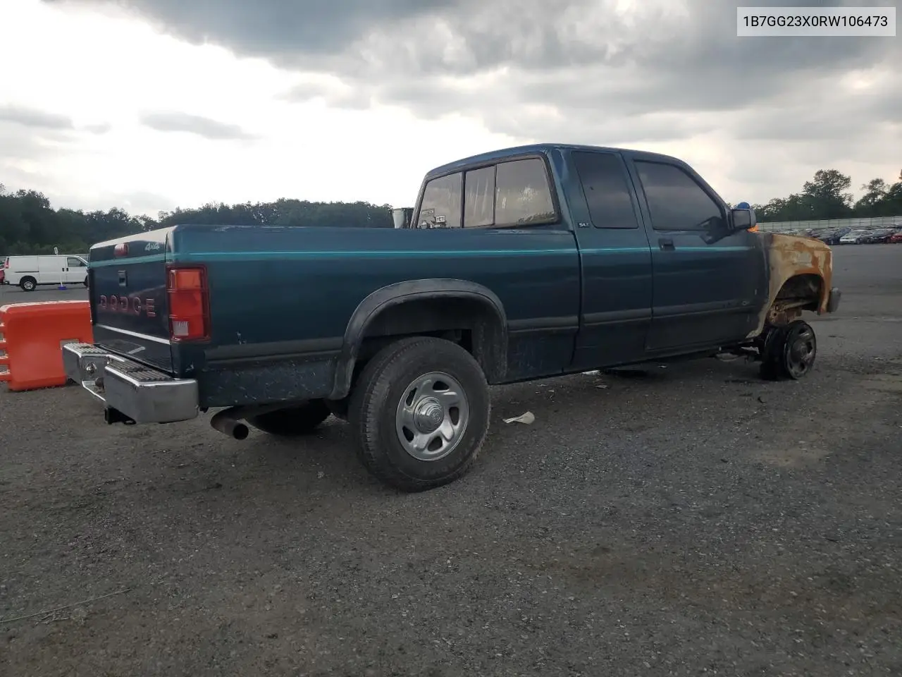 1994 Dodge Dakota VIN: 1B7GG23X0RW106473 Lot: 63375535
