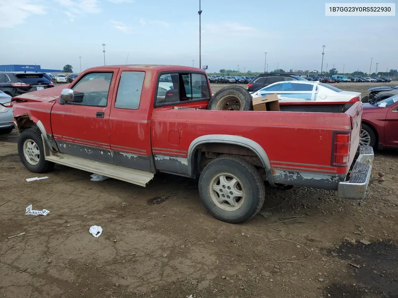 1994 Dodge Dakota VIN: 1B7GG23Y0RS522930 Lot: 65056045