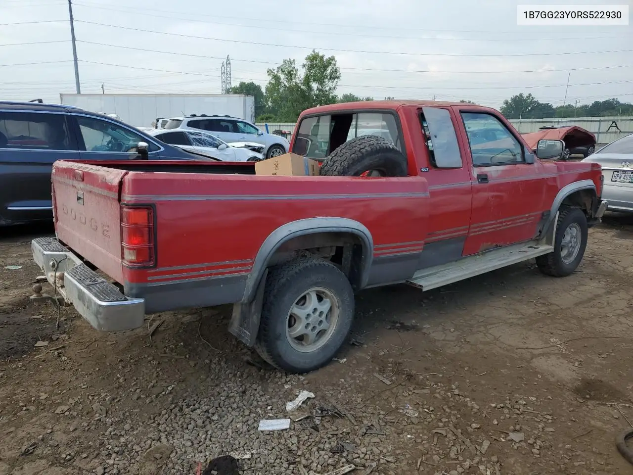1994 Dodge Dakota VIN: 1B7GG23Y0RS522930 Lot: 65056045