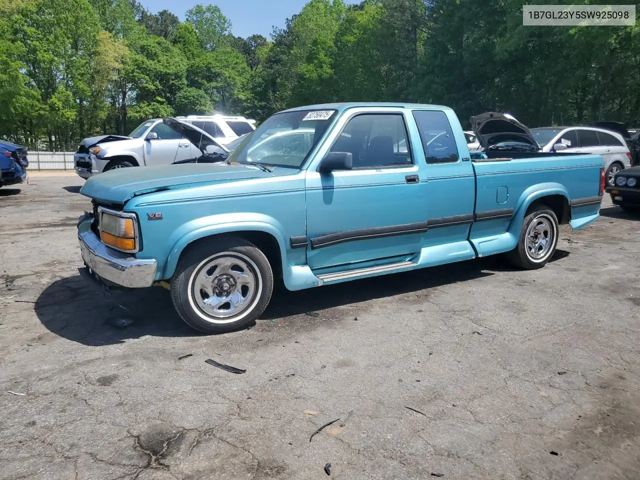 1995 Dodge Dakota VIN: 1B7GL23Y5SW925098 Lot: 52750475