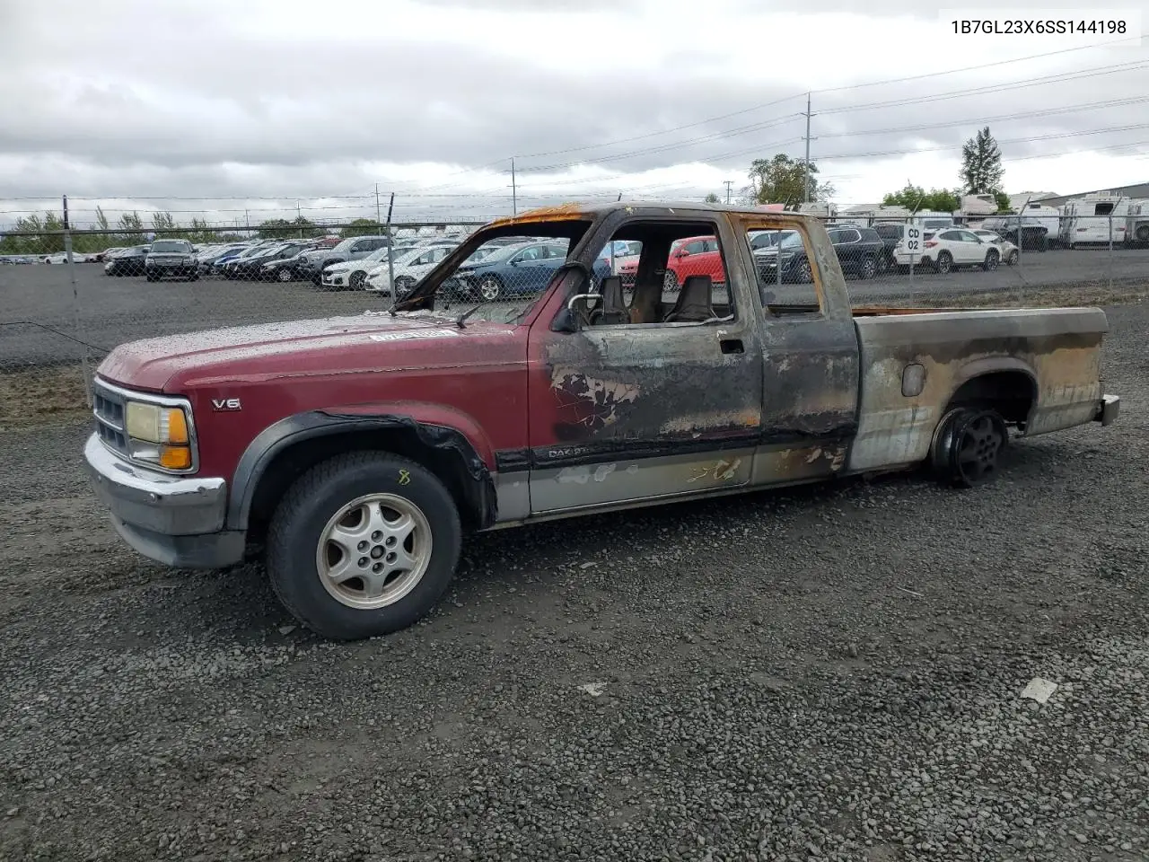 1995 Dodge Dakota VIN: 1B7GL23X6SS144198 Lot: 57501855
