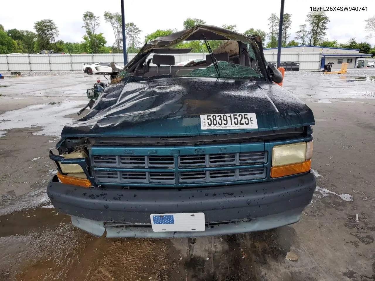 1995 Dodge Dakota VIN: 1B7FL26X4SW940741 Lot: 58391525