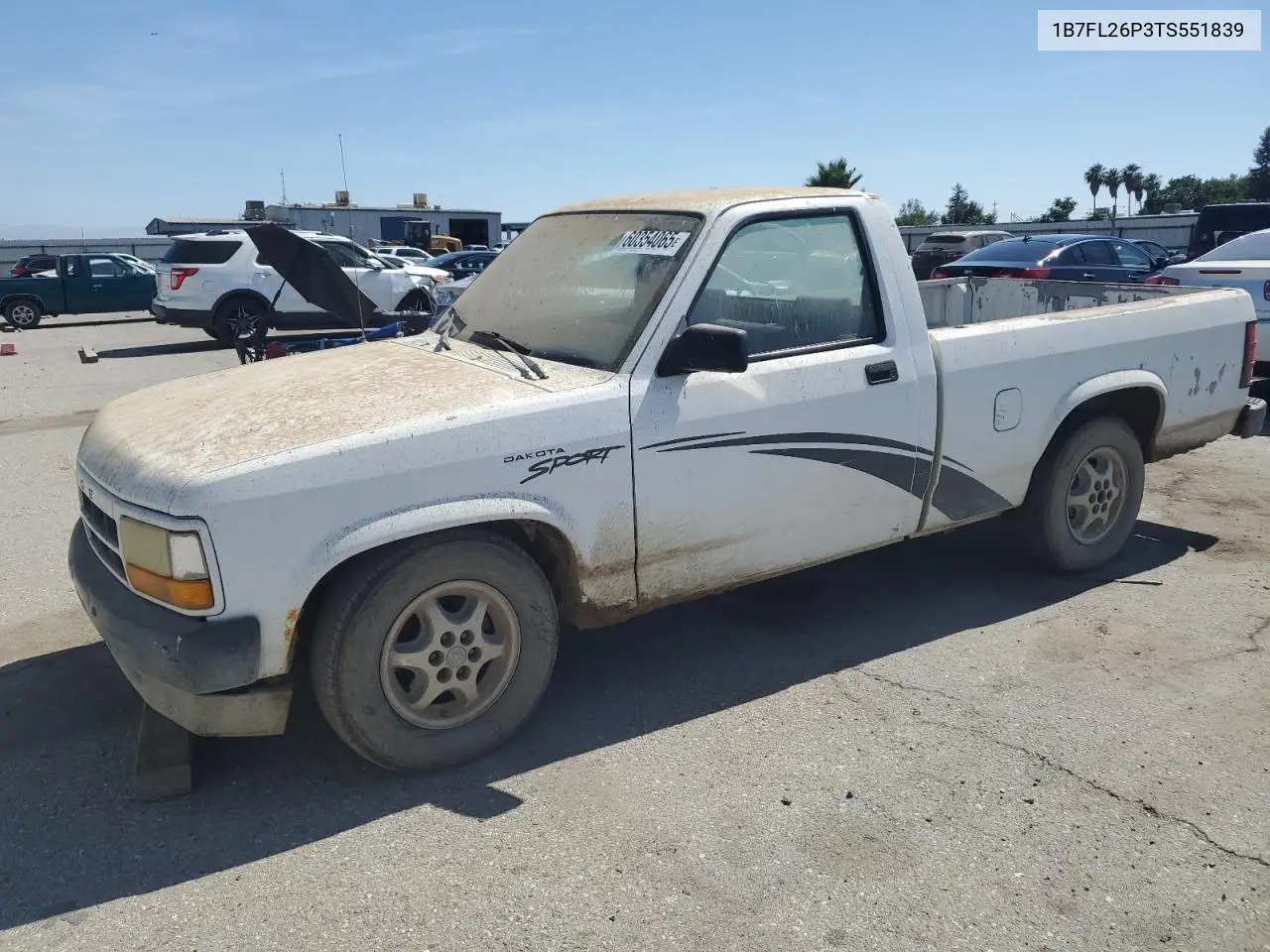 1995 Dodge Dakota VIN: 1B7FL26P3TS551839 Lot: 60354065