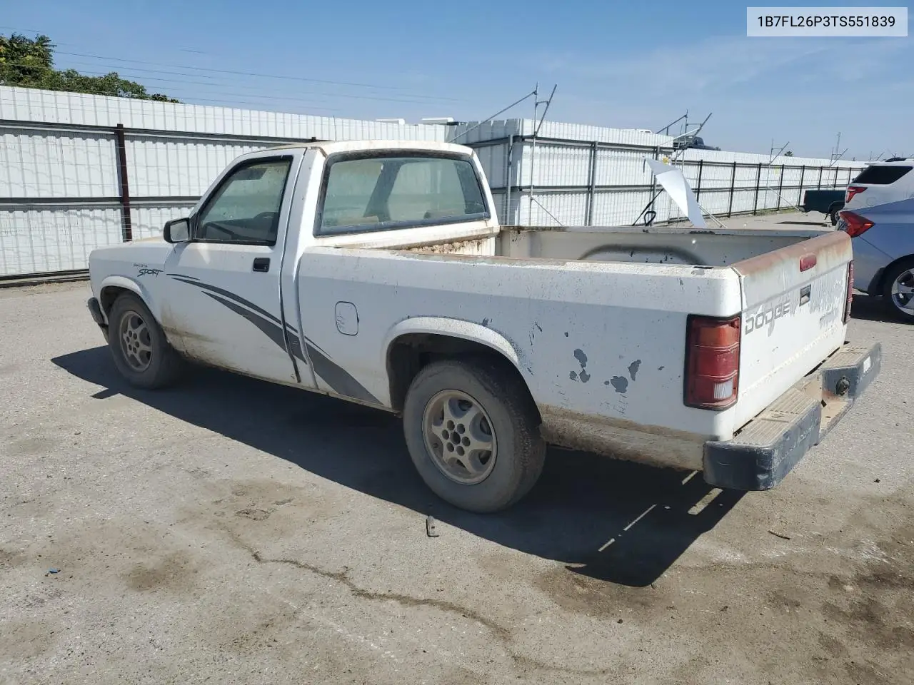 1995 Dodge Dakota VIN: 1B7FL26P3TS551839 Lot: 60354065