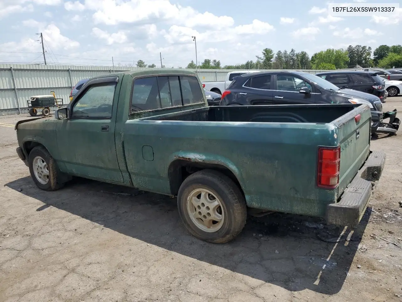 1995 Dodge Dakota VIN: 1B7FL26X5SW913337 Lot: 62380125