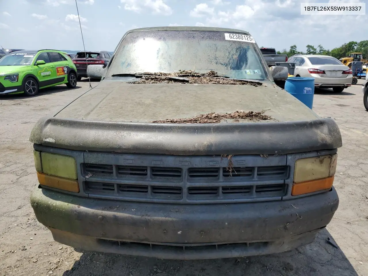 1995 Dodge Dakota VIN: 1B7FL26X5SW913337 Lot: 62380125