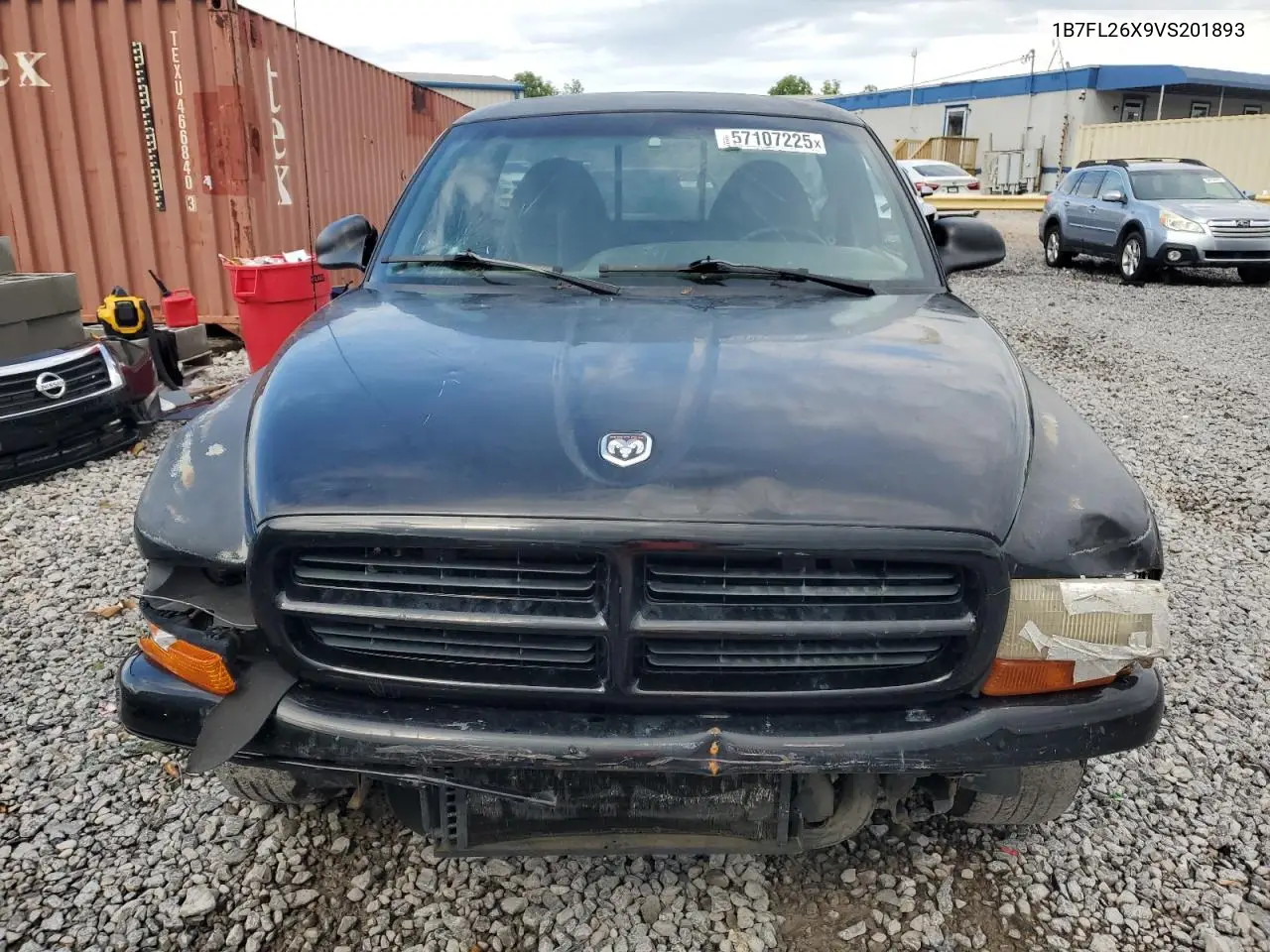 1997 Dodge Dakota VIN: 1B7FL26X9VS201893 Lot: 57107225