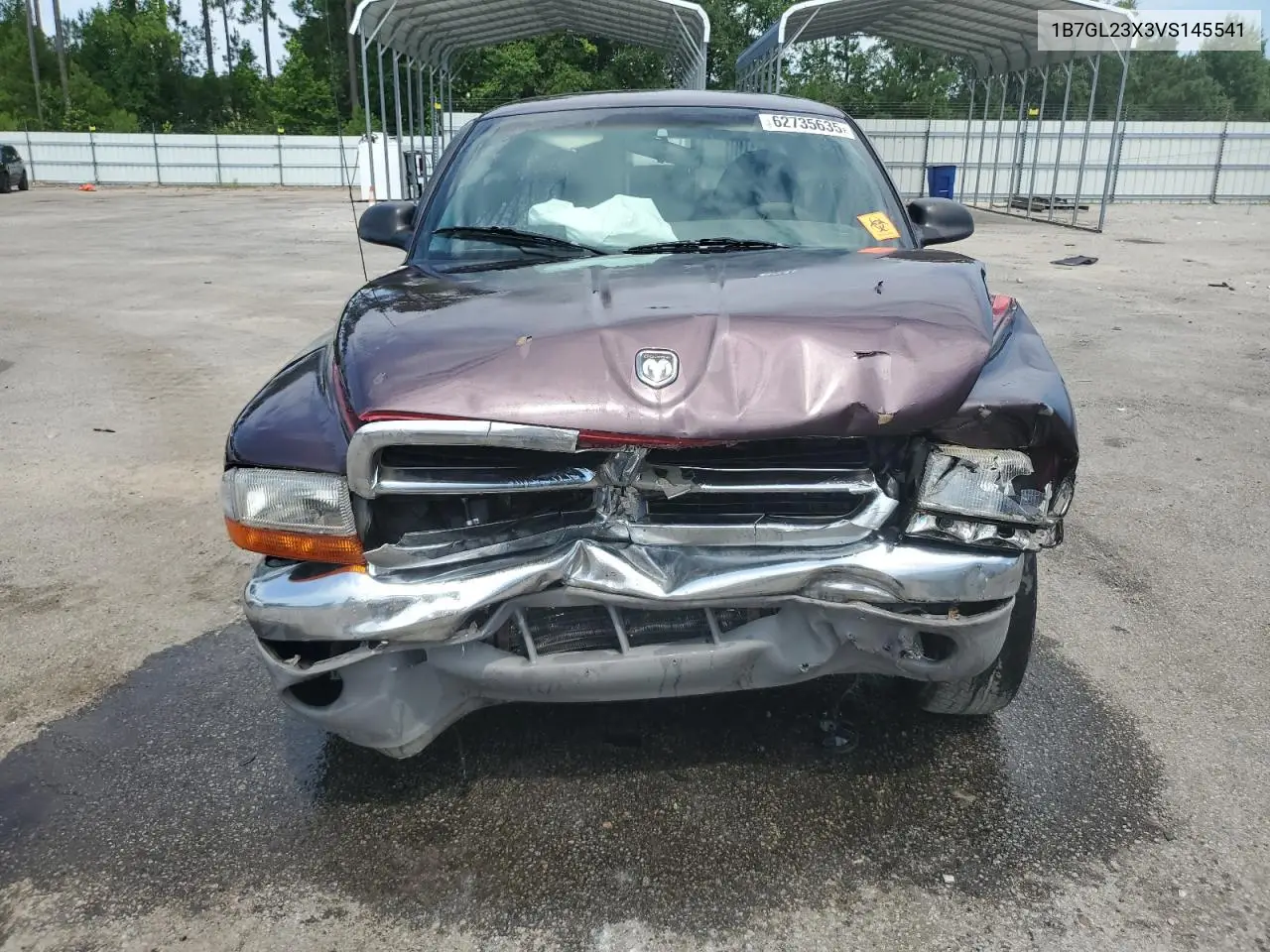 1997 Dodge Dakota VIN: 1B7GL23X3VS145541 Lot: 62735635