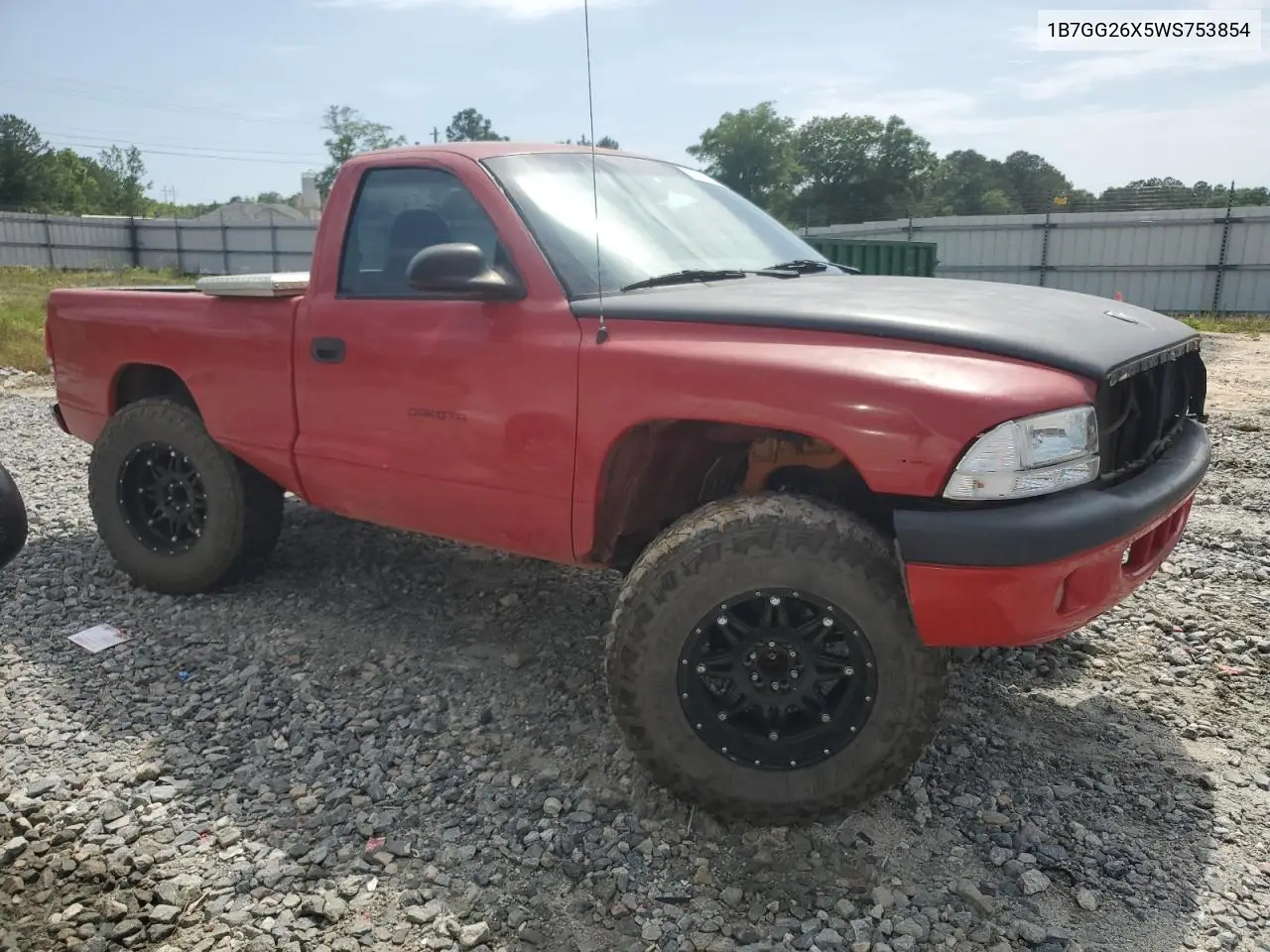1998 Dodge Dakota VIN: 1B7GG26X5WS753854 Lot: 57213765
