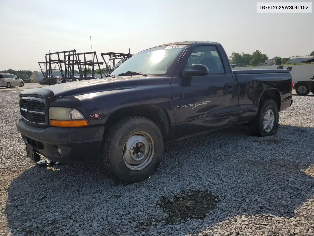 1998 Dodge Dakota VIN: 1B7FL26X9WS641162 Lot: 59421575