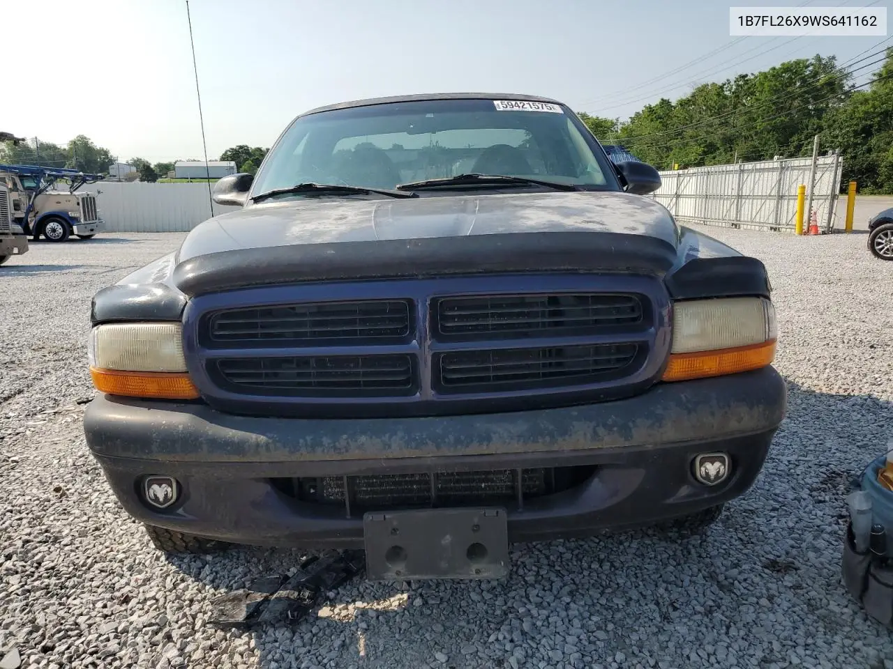 1998 Dodge Dakota VIN: 1B7FL26X9WS641162 Lot: 59421575