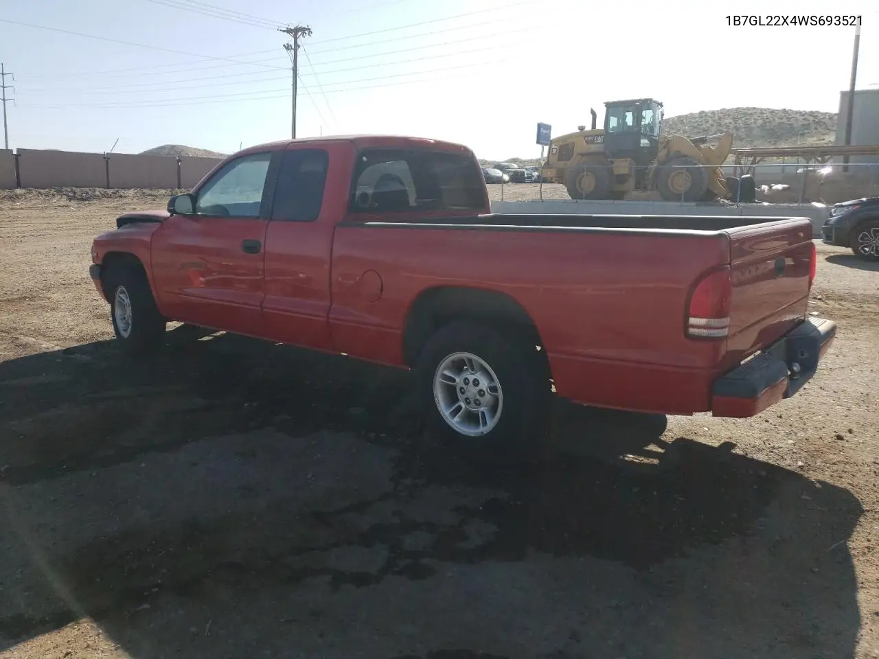 1998 Dodge Dakota VIN: 1B7GL22X4WS693521 Lot: 61250105