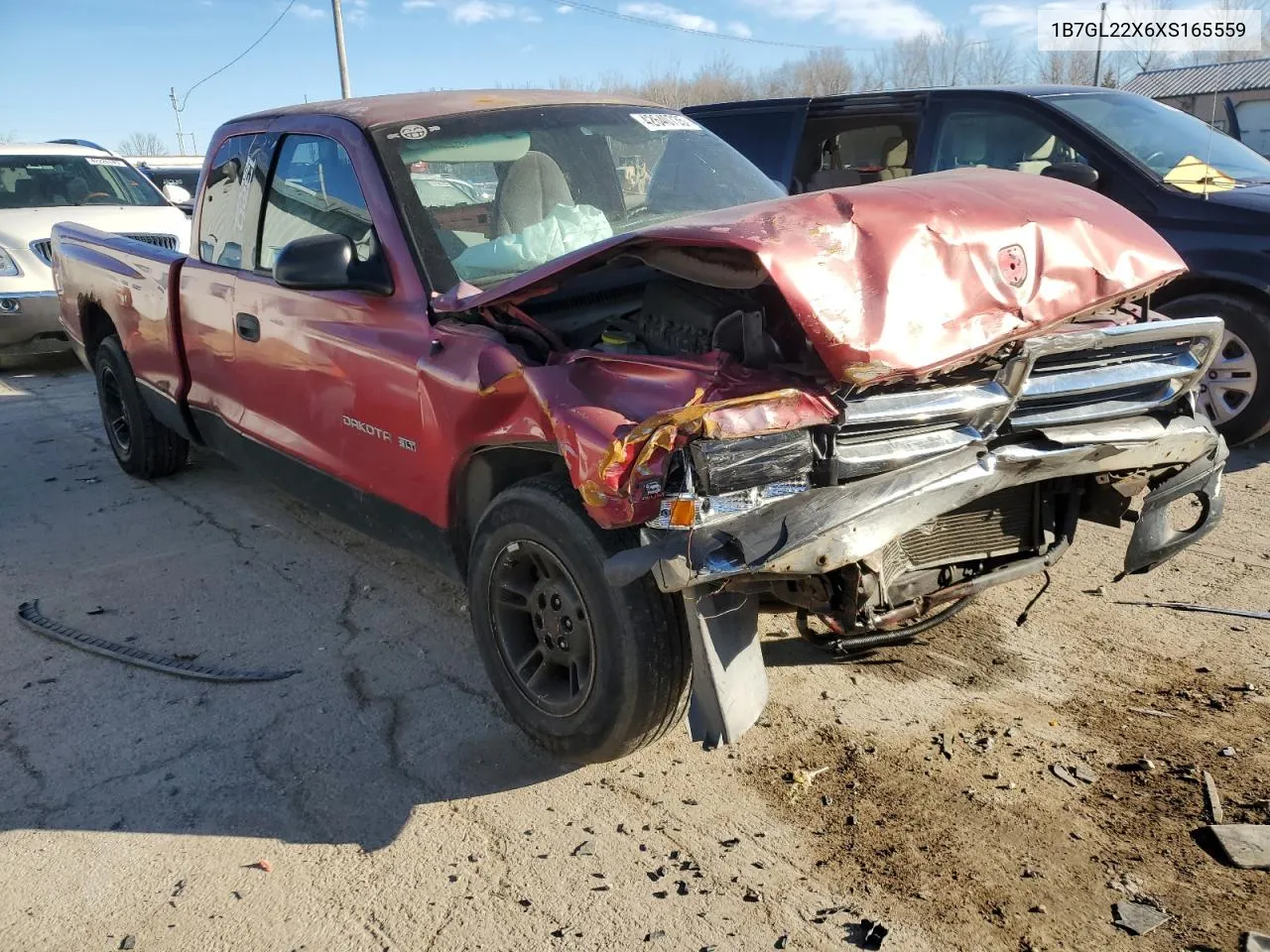 1999 Dodge Dakota VIN: 1B7GL22X6XS165559 Lot: 42640735
