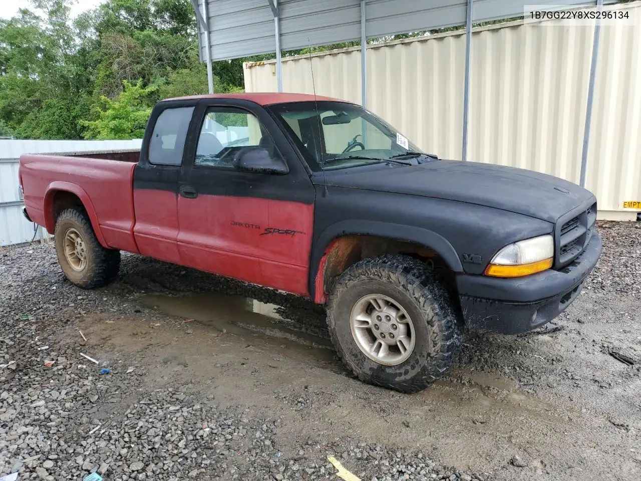 1999 Dodge Dakota VIN: 1B7GG22Y8XS296134 Lot: 56852575