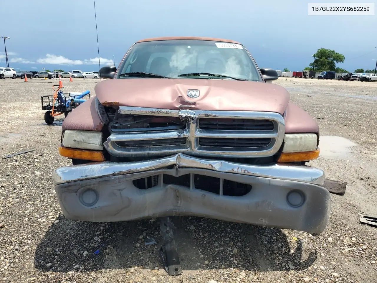 2000 Dodge Dakota VIN: 1B7GL22X2YS682259 Lot: 55597935