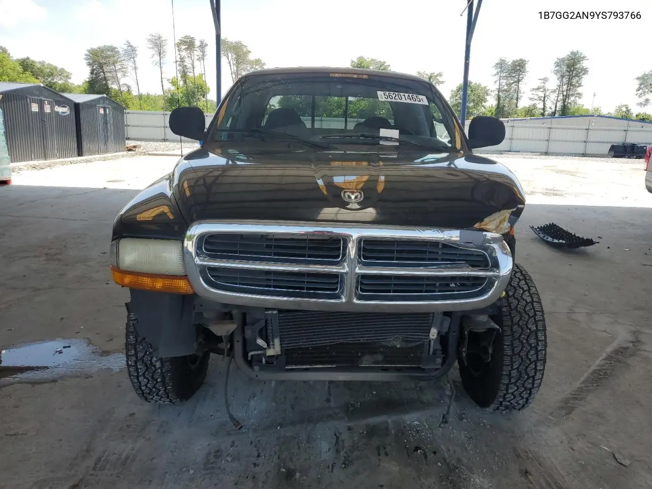 2000 Dodge Dakota Quad VIN: 1B7GG2AN9YS793766 Lot: 56201465