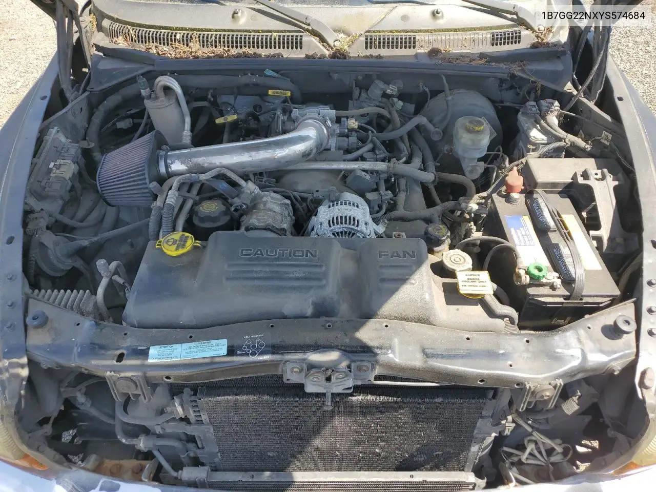2000 Dodge Dakota VIN: 1B7GG22NXYS574684 Lot: 56360755