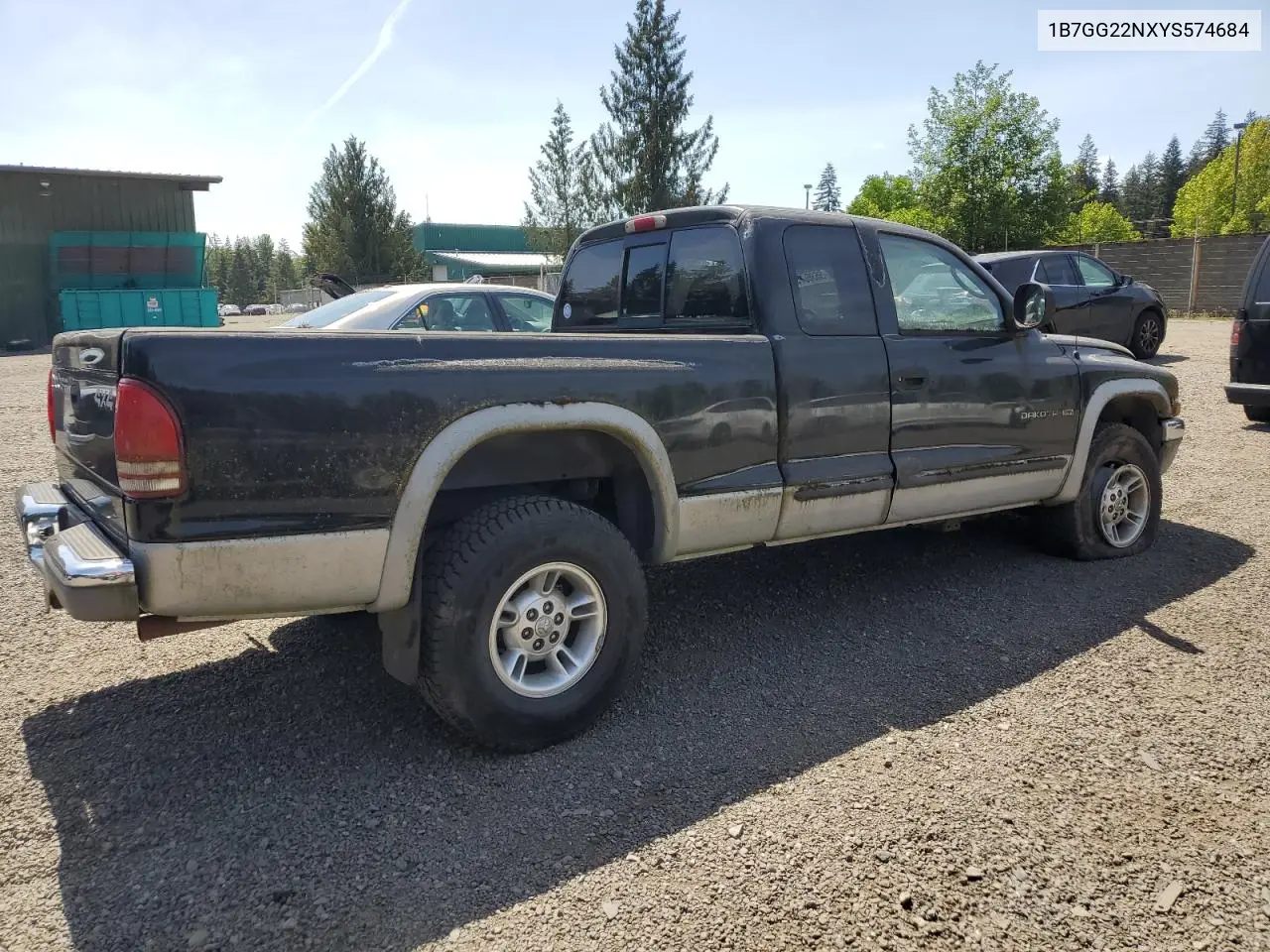 2000 Dodge Dakota VIN: 1B7GG22NXYS574684 Lot: 56360755
