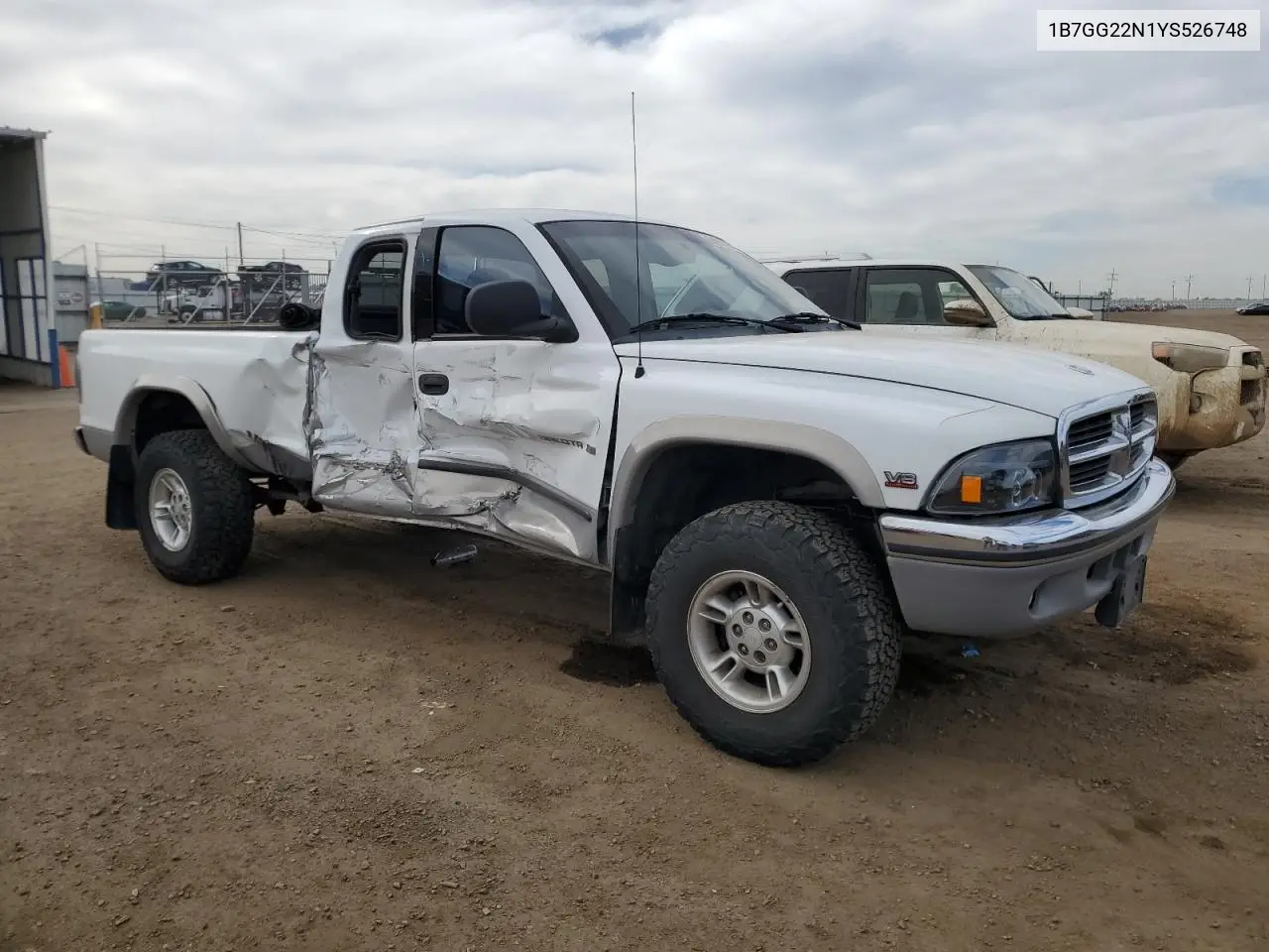 2000 Dodge Dakota VIN: 1B7GG22N1YS526748 Lot: 56950135