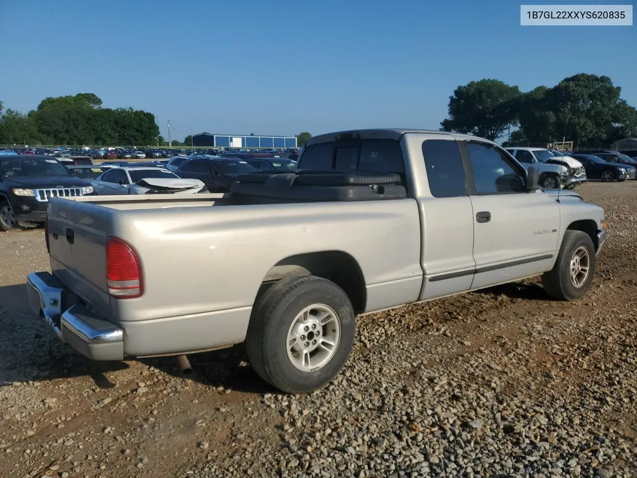 2000 Dodge Dakota VIN: 1B7GL22XXYS620835 Lot: 61948715