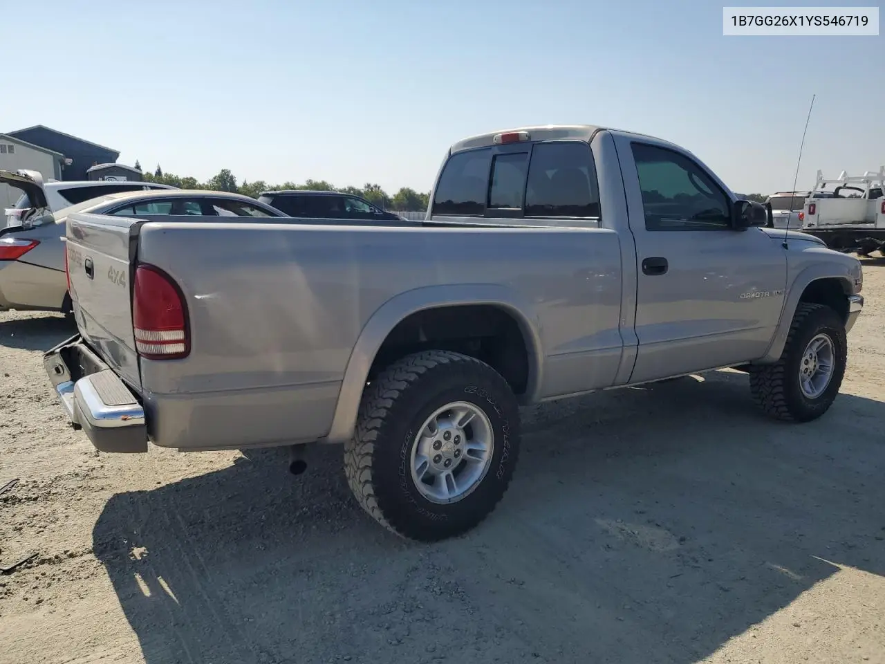 2000 Dodge Dakota VIN: 1B7GG26X1YS546719 Lot: 64782765